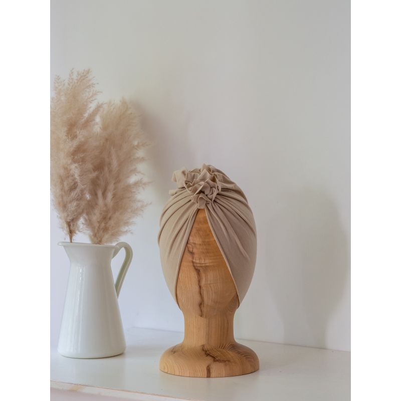 Looks by Luks -  Turban Basic light Cappuccino