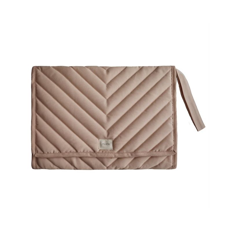 Mushie - Wickelmatte für unterwegs Natural