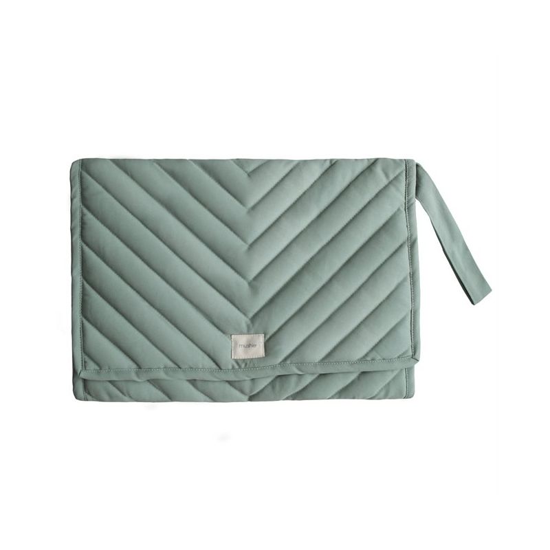 Mushie - Wickelmatte für unterwegs Roman Green