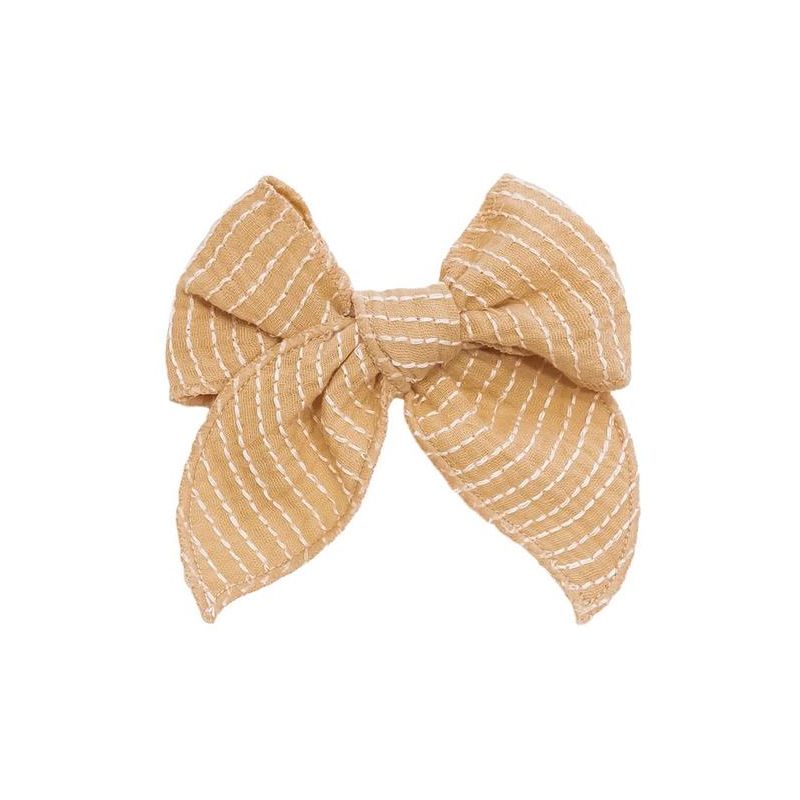 Mrs Ertha - Haarclip Masche Honey Stripes