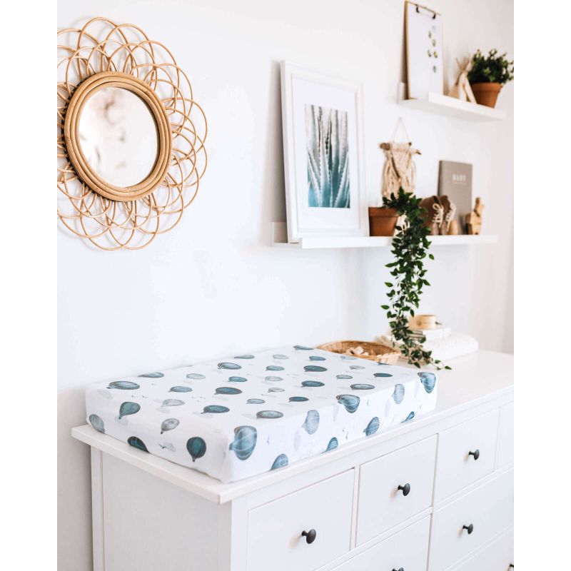 Snuggle Hunny - Spannbezug für Wiege, Kinderwagen & Wickelmatte Cloud Chaser