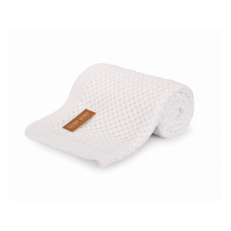 Qbana Mama - Bambus Häkeldecke Creme