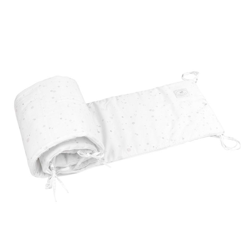 Cotton & Sweets - Bettumrandung "Splash" grau 30x190cm