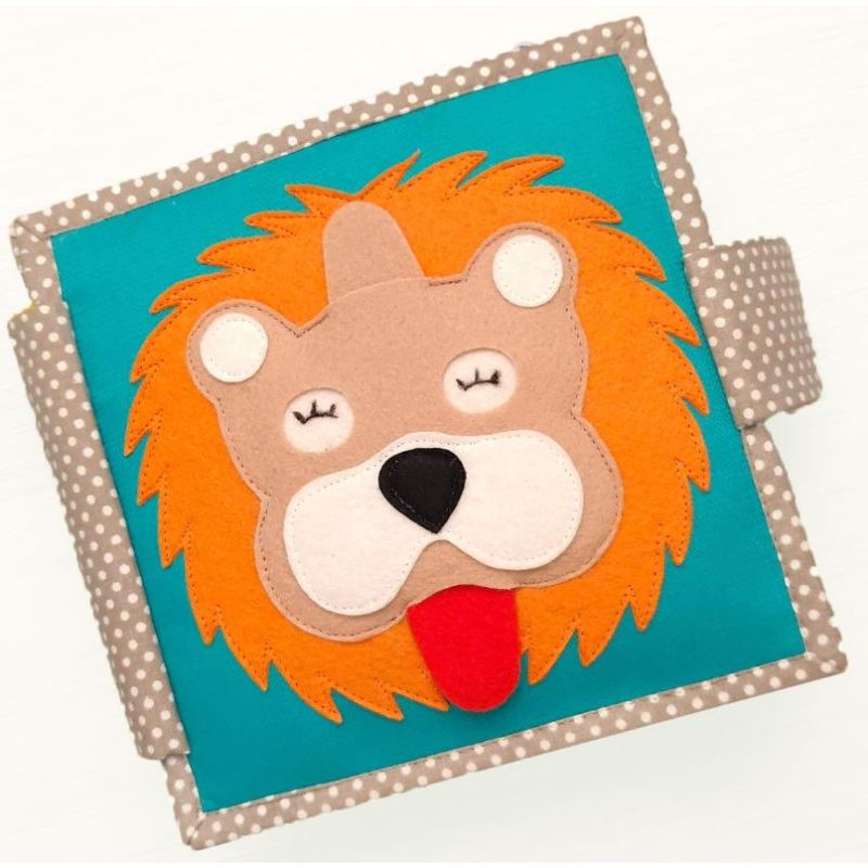 Jolly Designs - Mini Quit Beschäftigungsbuch Dösender Löwe