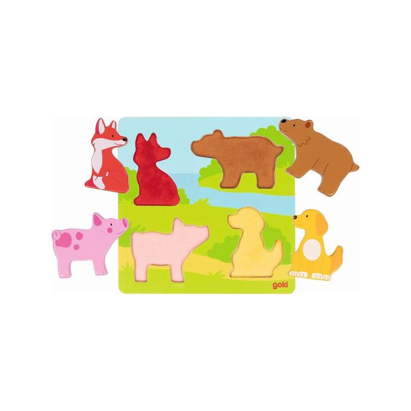 goki - Holz Fühlpuzzle