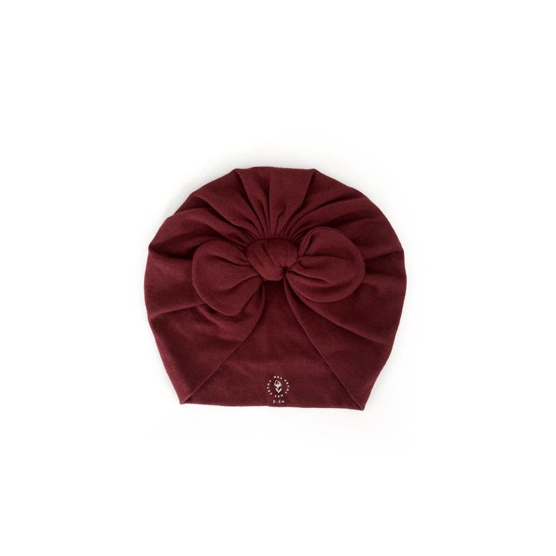 Mrs Ertha - Turban- Mütze Bordeaux