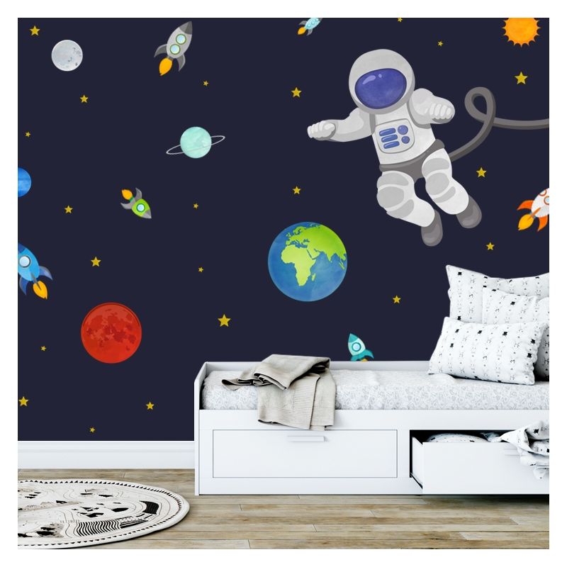 YokoDesign - Wandsticker Astronaut im Weltall