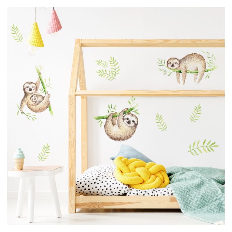 YokoDesign - Wandsticker Faultiere