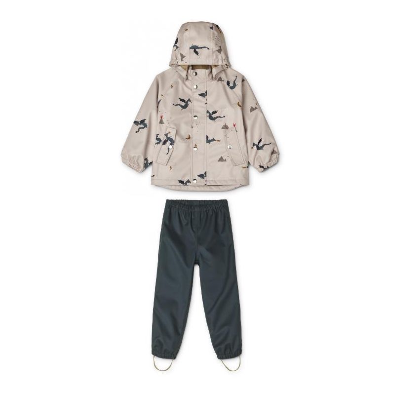 LIEWOOD - Parker Softshell Regenbekleidungsset Drachen