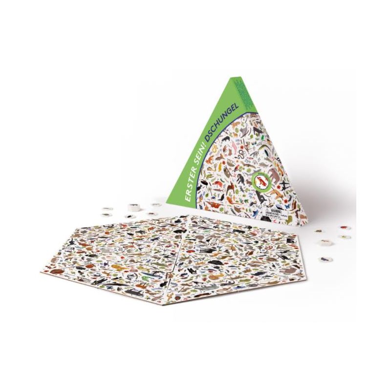 Laurence King Verlag - Erster sein! Dschungel! Das große Wimmel-Such-Spiel