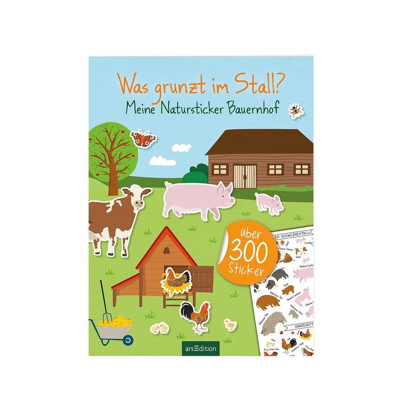 arsEdition - Was grunzt im Stall? - Meine Natursticker Bauernhof