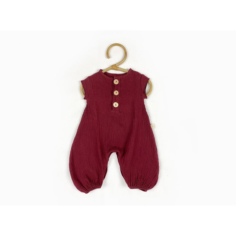 Mrs Ertha - Muslin Overall Bordeaux