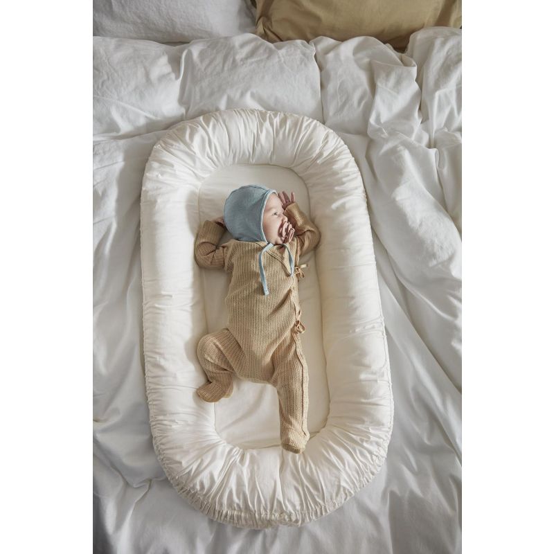 Elodie - Tragbares Babynest Vanilla White