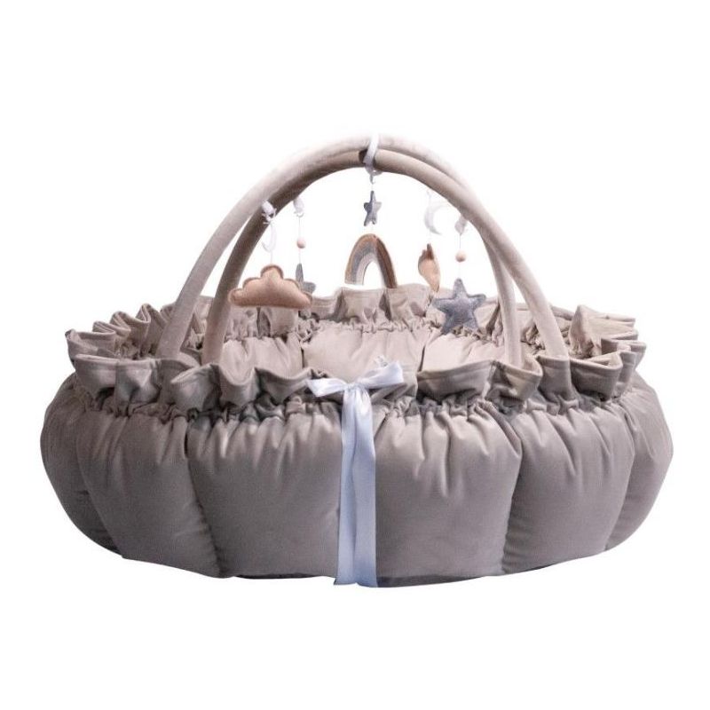 Lilac Sunday - Babyinsel rund 2 in 1 Emma silvery Spielzeug greige