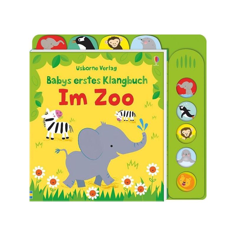 Usborne Verlag - Babys erstes Klangbuch "Im Zoo"