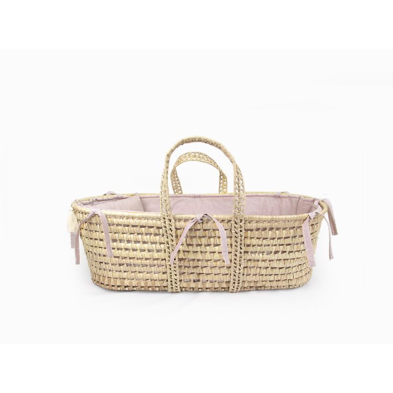 Mrs Ertha - Moseskorb Set Blush Dots