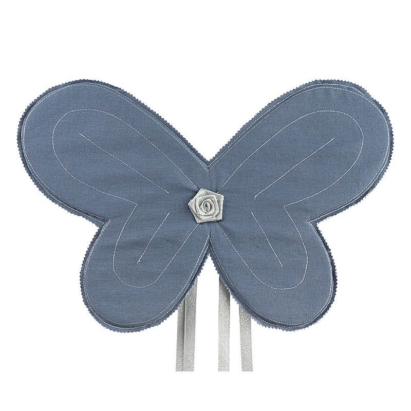 Cotton & Sweets - Feenflügel denim mit Gold