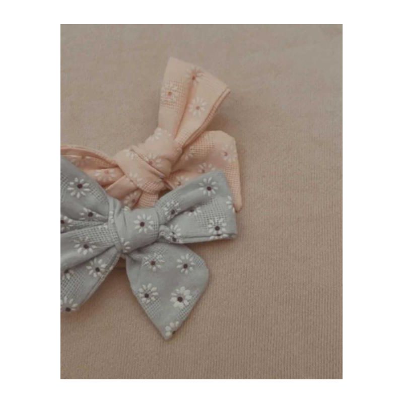Mae & Rae - Stirnbandset Flower Bows Rosa & Babyblue