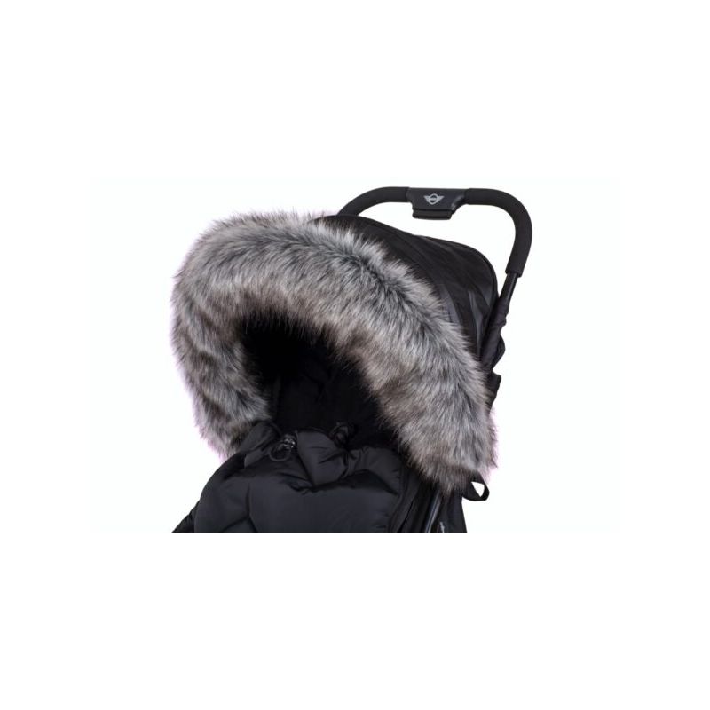 Cottonmoose - Kunstfell Umrandung KiWa Dach Foxy Silver