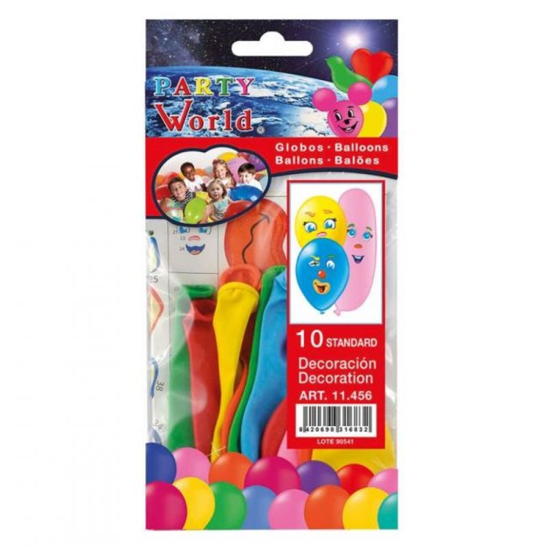 Luftballons mit Stickern