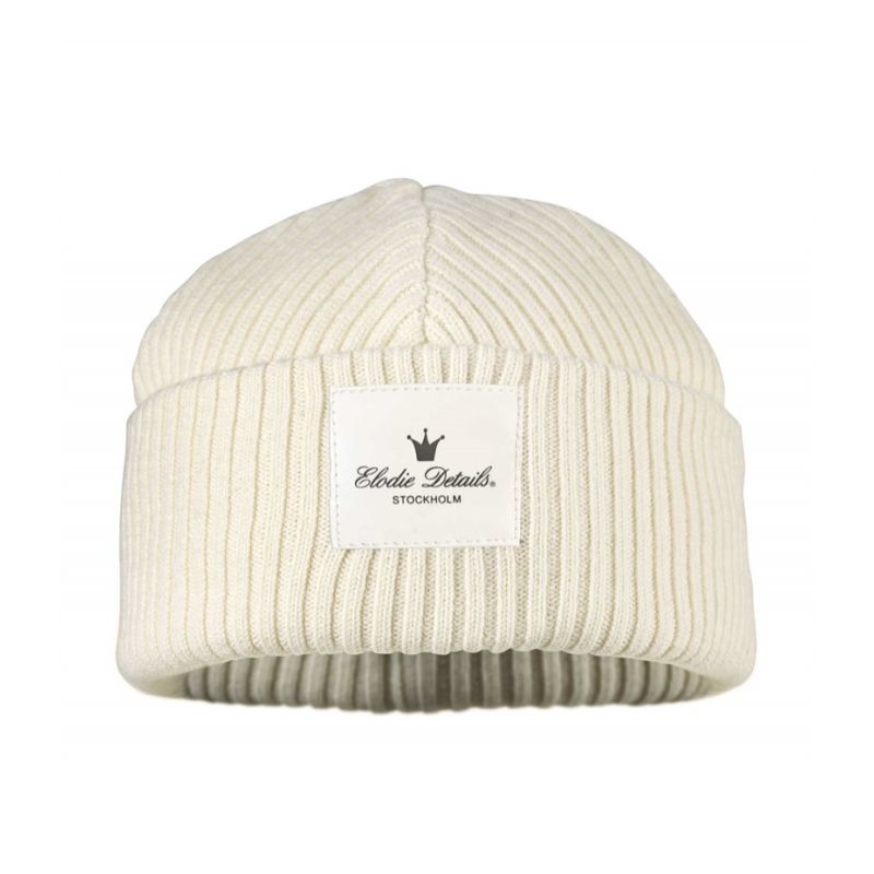 Elodie - Woll- Mütze Vanilla White