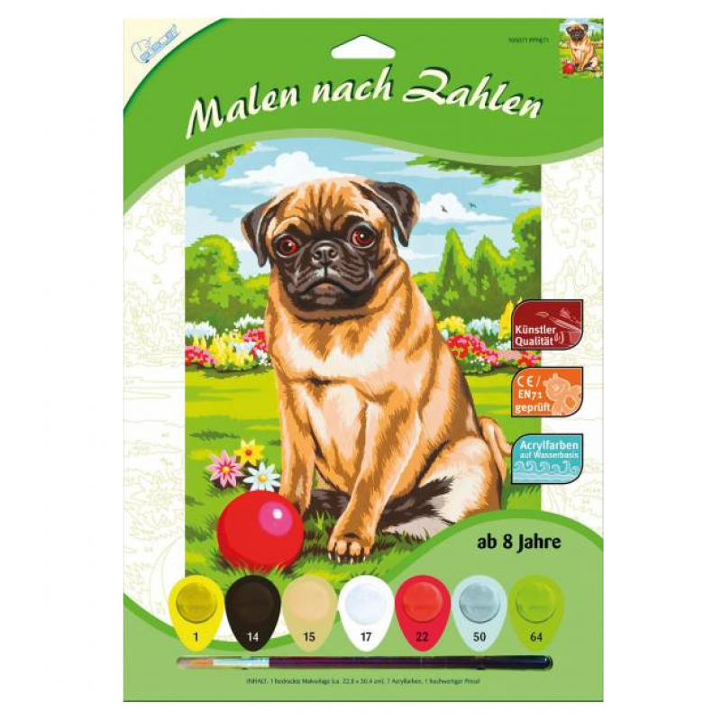 Mammut - Malen nach Zahlen, Mops