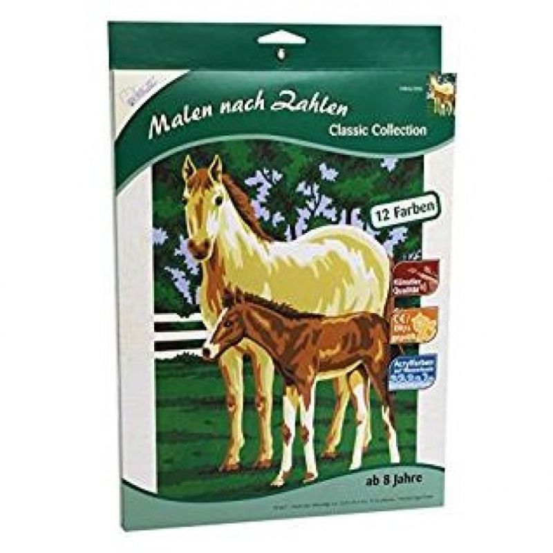 Mammut - Malen nach Zahlen, Pferde