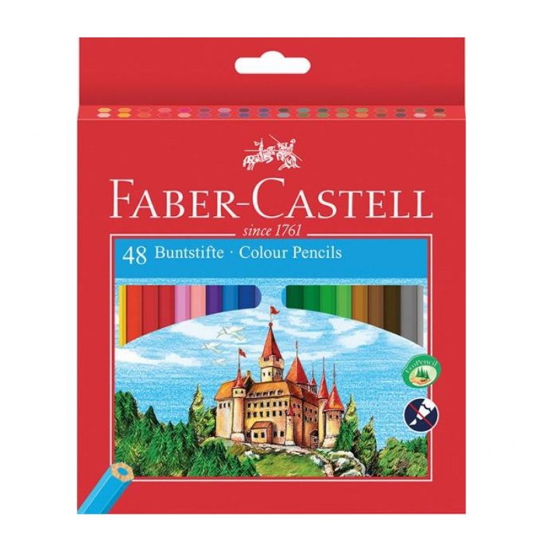 Faber-Castell - Buntstifte "Castle", 36 Stifte im Etui und 1 Spitzer