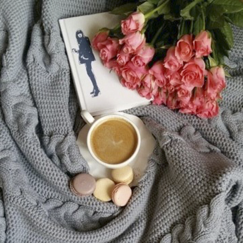 Apero - Knit Manufactory - Lilian Decke Steel Grau