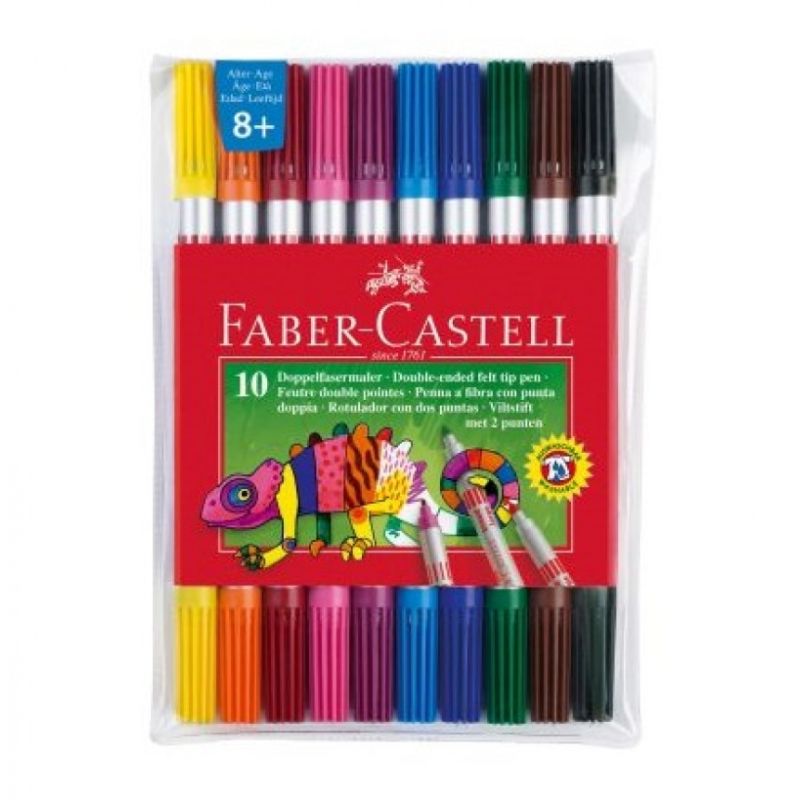 Faber-Castell - Doppelfasermaler 10er