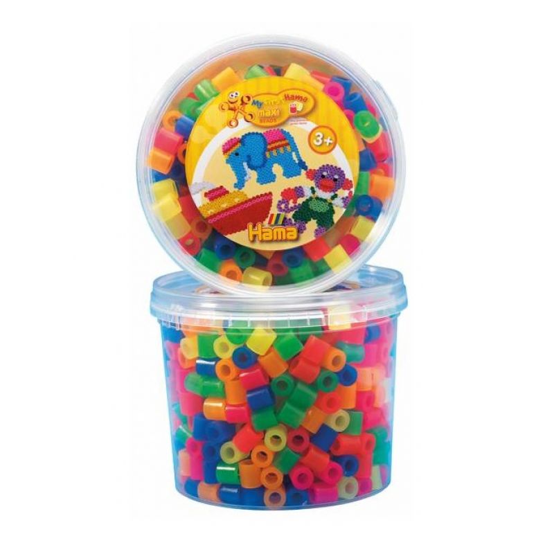 Hama - Maxi Perlen Dose Neon