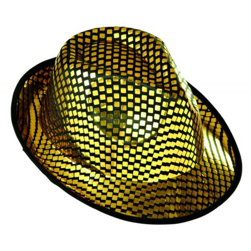Widmann - Fedora Hut mit viereckigen Pailletten