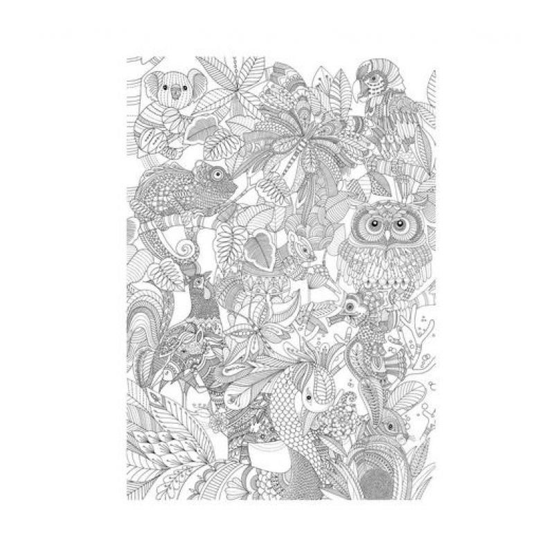 Idena - Ausmalposter Tiere