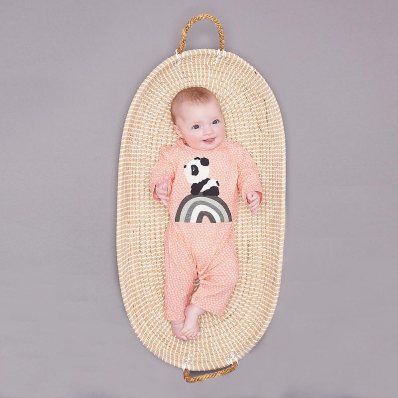 Bonniemob - Strampler Rainbow Panda sorbet