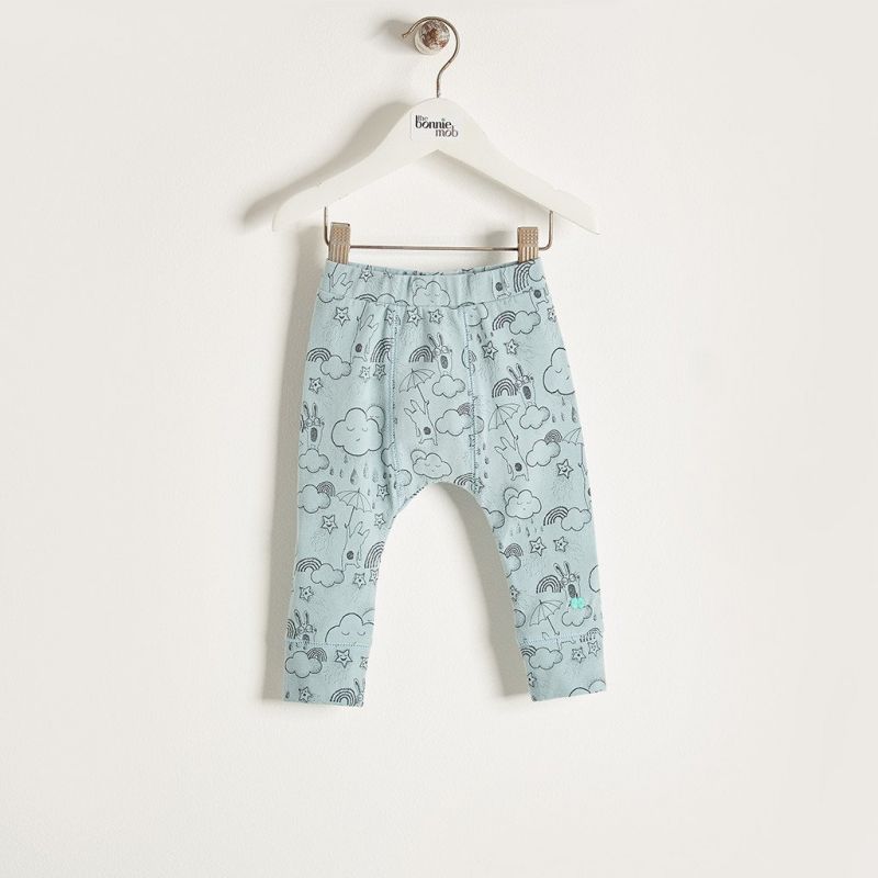 Bonniemob - Leggings Sunshine & Rain blau