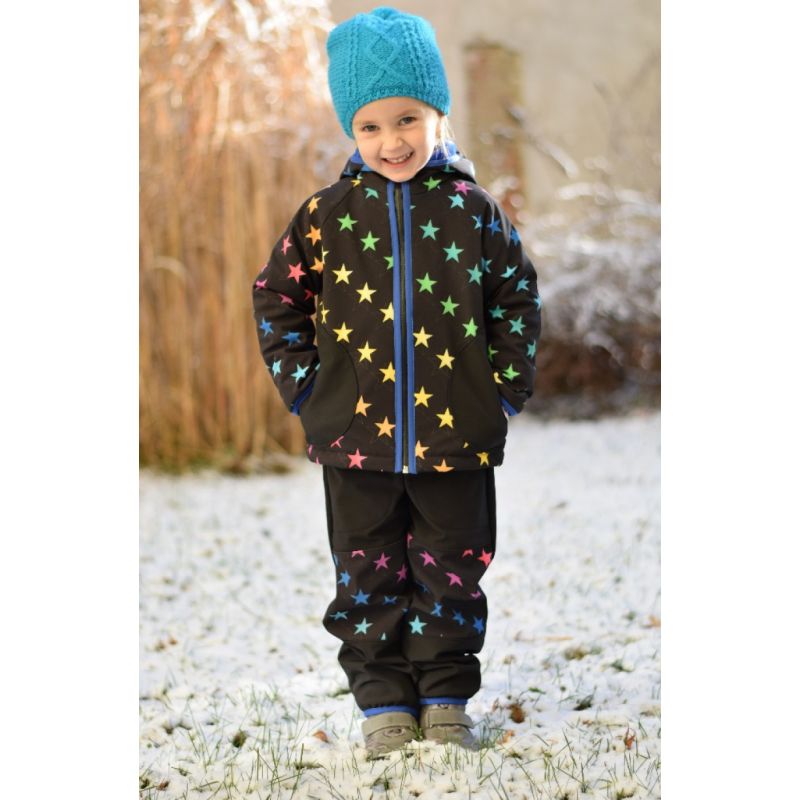 Green Baby - Softshell Hosen Rainbow Stars
