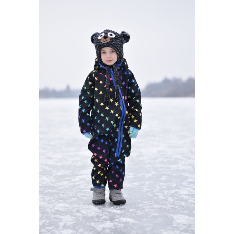Green Baby - Softshell Overall Rainbow Stars