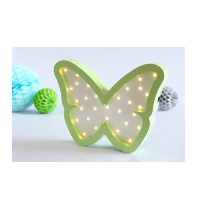 HappyMoon - LED Nachtlampe Schmetterling grün