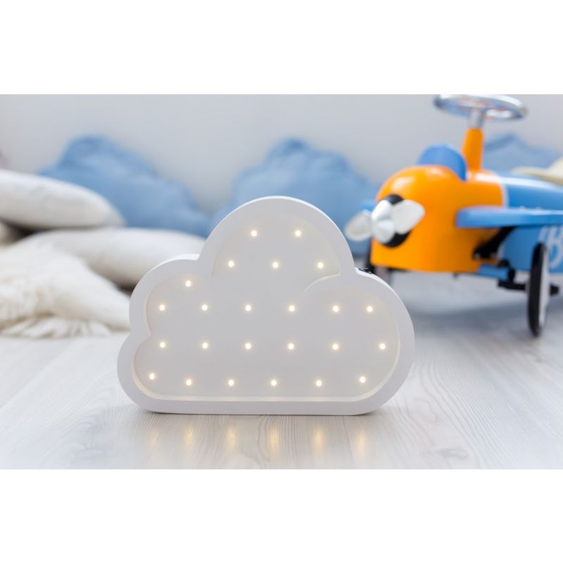 HappyMoon - LED Nachtlampe Wolke weiss