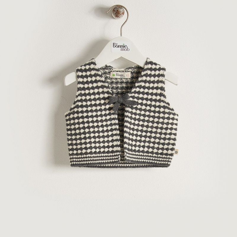 Bonniemob - Strick- Gilet Chunky monochrome