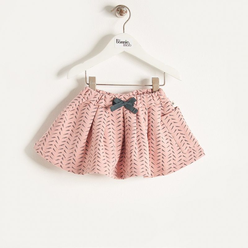 Bonniemob - Rock Ottoli Bambus Print rosa