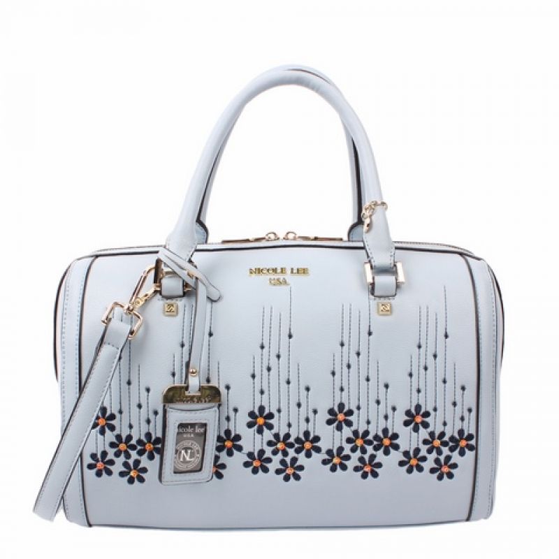 Nicole Lee - Handtasche "Rosalie Floral" blau Boston Bag
