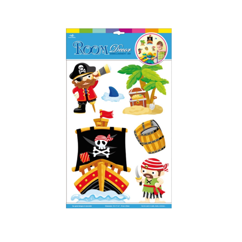 Small Foot 4081 - Dekosticker „Piraten“