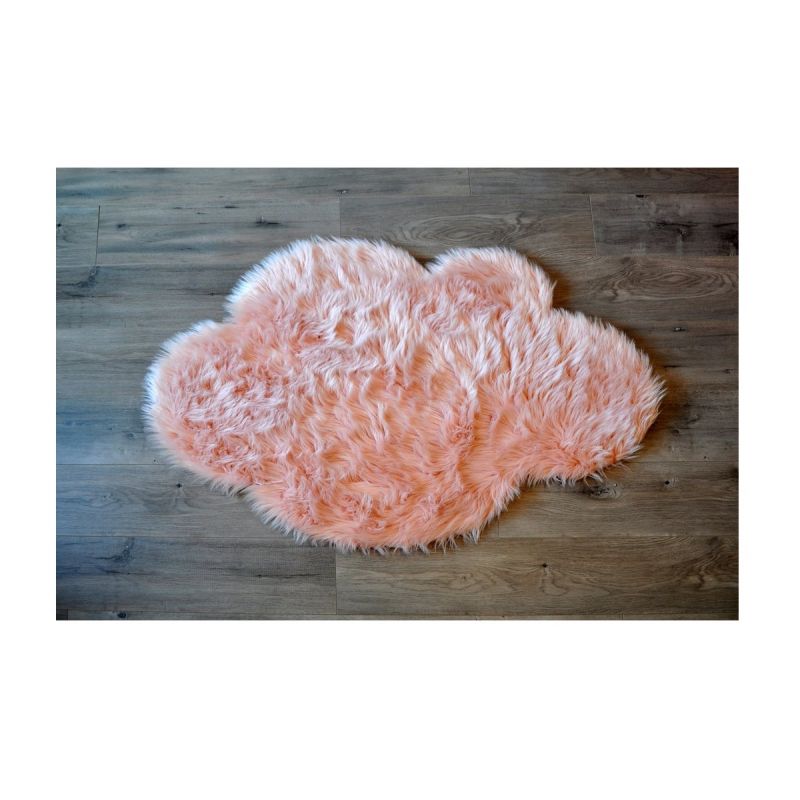 Kroma Carpets - Kunstlammfell Wolke pfirsich