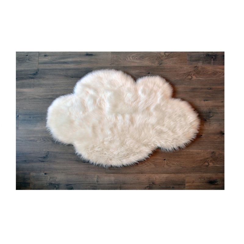 Kroma Carpets - Kunstlammfell Wolke weiss