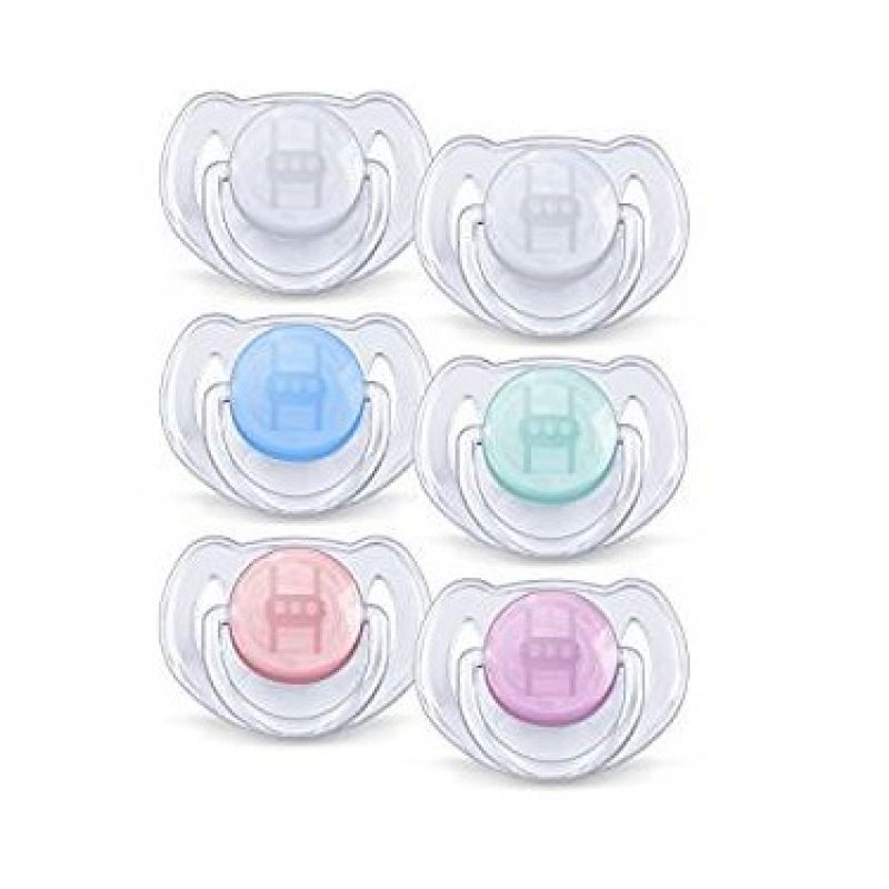 Philips Avent - Schnuller transparent, 6-18 Monate, 2 Stk.