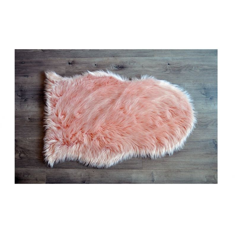 Kroma Carpets - Kunstlammfell Pelt pfirsich