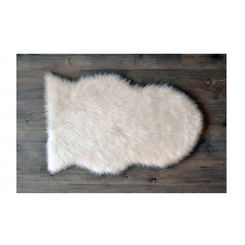 Kroma Carpets - Kunstlammfell Pelt weiss