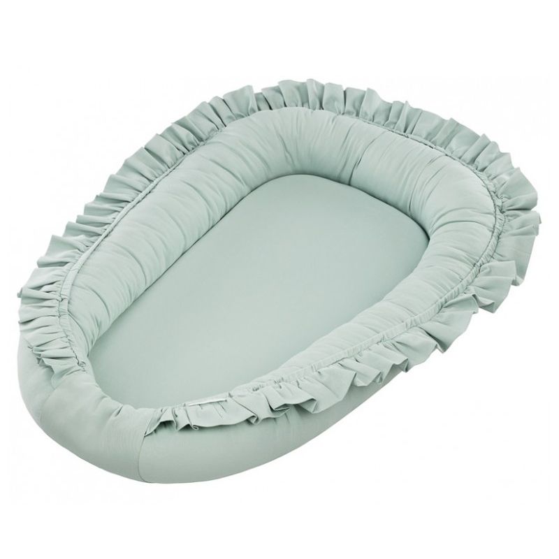 Cotton & Sweets - Babynest "Simply Glamour" silit green