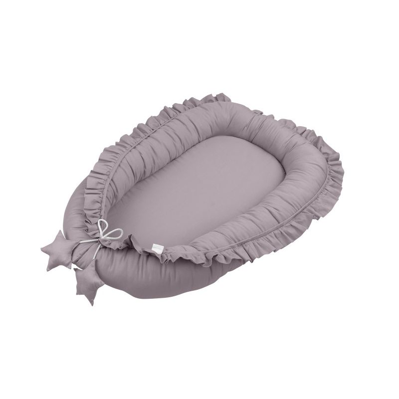 Cotton & Sweets - Babynest "Simply Glamour" Shark Leinen